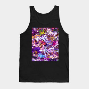 Many Cats - Nature Photo Manipulation Cute Collage Tank Top